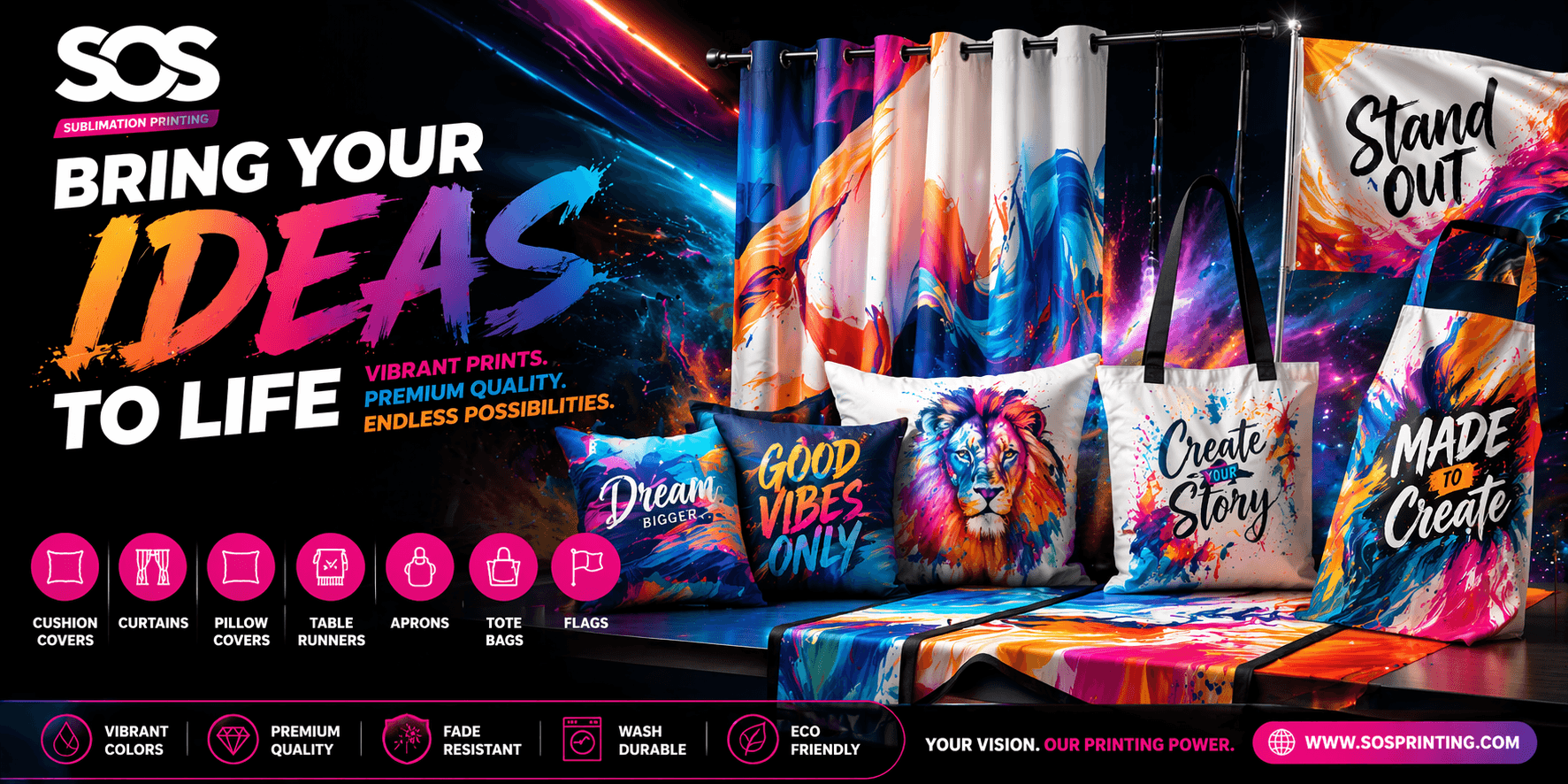 Sublimation fabric detail